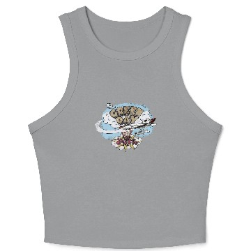 Discover Green Day Ladies Crop Tank Top: Vintage Dookie