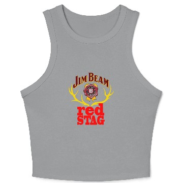 Discover Jim Beam RED STAG Crop Tank Top