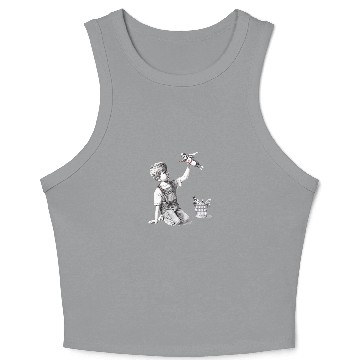 Discover Banksy Game Changer Crop Tank Top