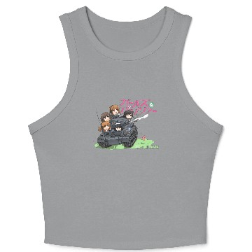 Discover Girls und Panzer Chibi Crop Tank Top