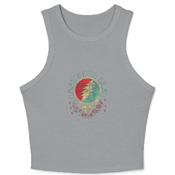 Discover Grateful Dead Steal Your Face Crop Tank Top