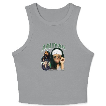 Discover Aaliyah Style Vintage Crop Tank Top