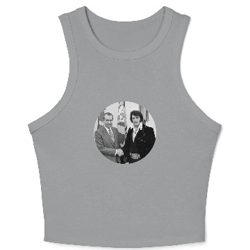 Discover Elvis and Nixon Crop Tank Top