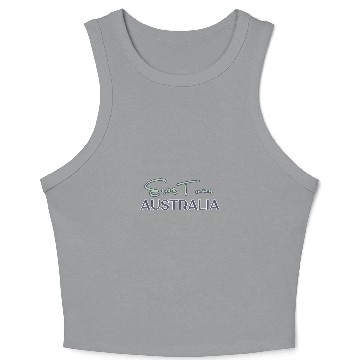 Discover Eras Tour Australia 104 Crop Tank Top