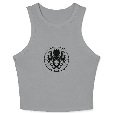Discover Vintage Kraken Gift Octopus Crop Tank Top