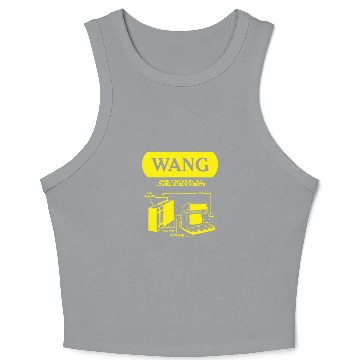 Discover Wang Computers - Yellow Crop Tank Top