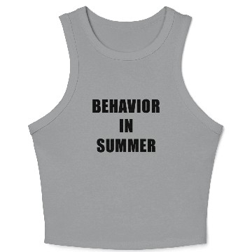 Discover Behavior In Summer Crop Tank Top