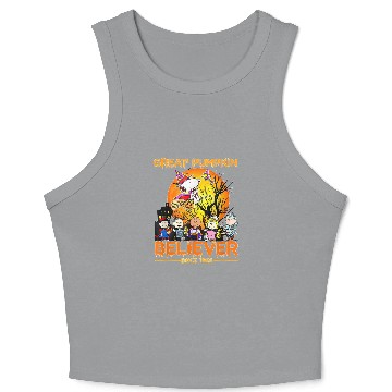 Discover PeanuttsGreat Pumpkin Believer Since 1966 Halloweenfunny Crop Tank Top