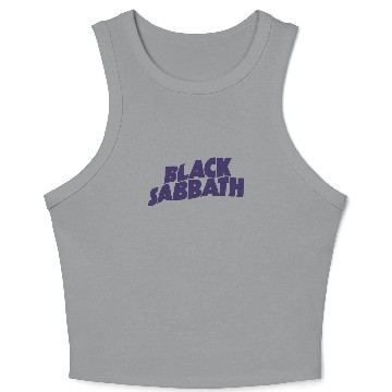 Discover Black Sabbath Classic logo Baseball Jerseys Crop Tank Top