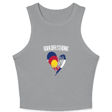 Discover boulder strong Crop Tank Top