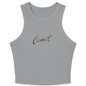 Discover Mercury Comet Script Crop Tank Top