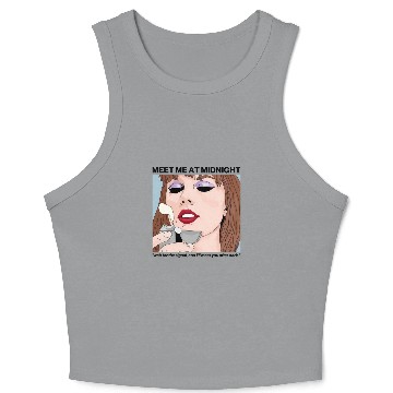 Discover TaylorSwift Midnight ERAS Tour Crop Tank Top