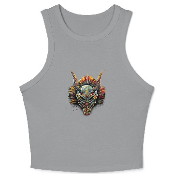 Discover Killmonger Tribal Mask - Killmonger Black Panther - Crop Tank Top