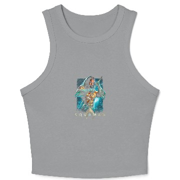 Discover Aquaman Movie Trident Crop Tank Top