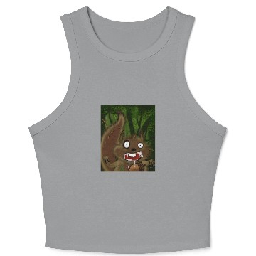 Discover Rabid Squirrel Crop Tank Top