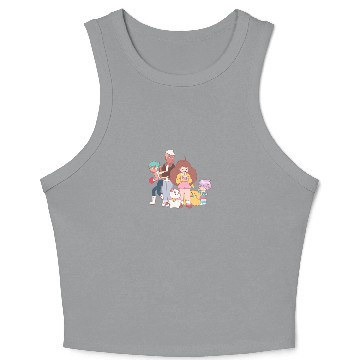 Discover Bee And Puppy Cat Crop Tank Top