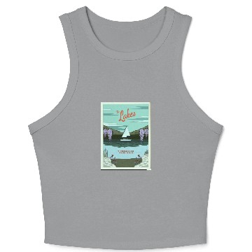Discover the lakes tayl0r swift Crop Tank Top