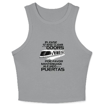 Discover Please Stand Clear - Monorail Disney - Crop Tank Top