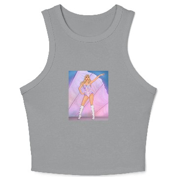 Discover Instagram  - illustriousjane  _  taylorswift - eras tour Hawaiians Crop Tank Top