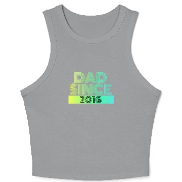 Discover Dad since Crop Tank Top