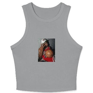 Discover Michael Jordan Three Fingers Crop Tank Top