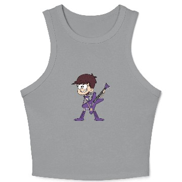 Discover luna loud guitar violet Crop Tank Top