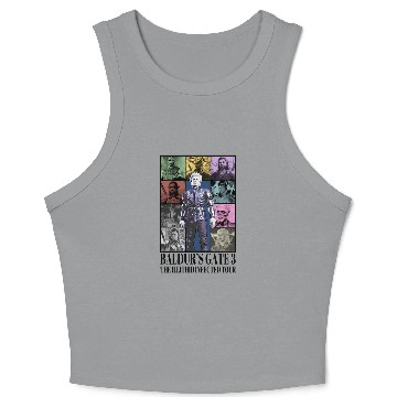Discover Baldurs gate eras tour Crop Tank Top