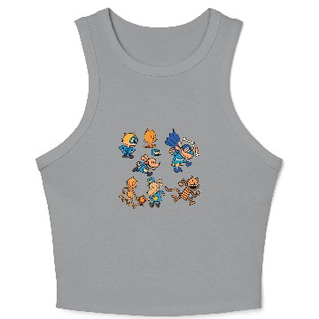 Discover Dog Man Crop Tank Top