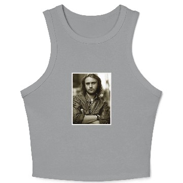 Discover Phil Collins Retro - Phil Collins - Crop Tank Top