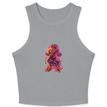 Discover Super Saiyan Broly Crop Tank Top