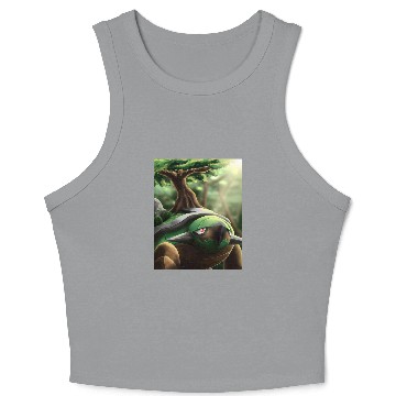 Discover Torterra Portrait Crop Tank Top