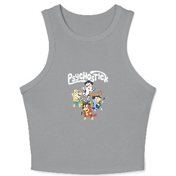 Discover BlueyDad Psychostick Baseball Jerseys | BlueyDad And Bingo Baseball Jerseys Crop Tank Top