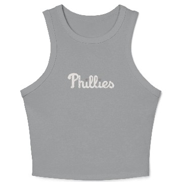 Discover Philly Sports Distressed Bella Canvas Baseball Jerseys Crop Tank Top