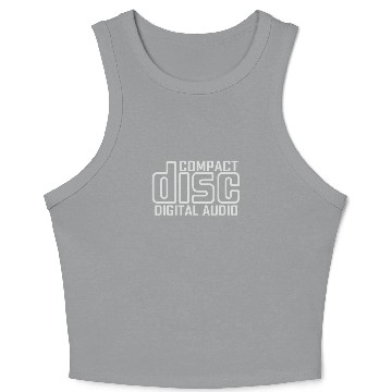 Discover Compact Disc digital Audio Crop Tank Top