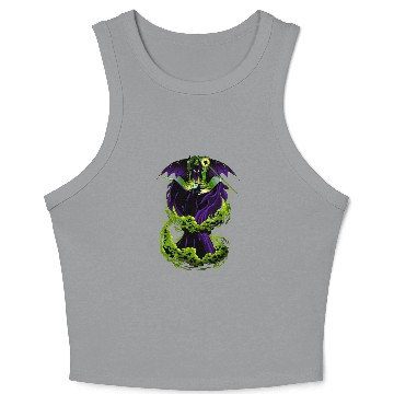 Discover Disney Villains Maleficent Dragon Transformation Baseball Jerseys Crop Tank Top