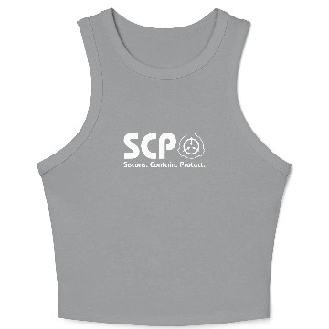 Discover SCP Secure Contain Protect SCP Foundation birthday Crop Tank Top