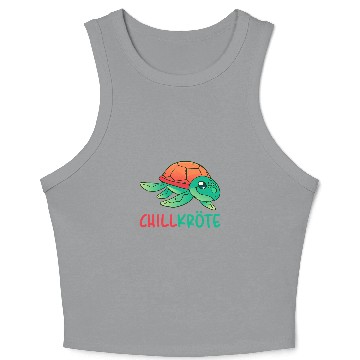 Discover KV9 Turtle Chill toad funny turtle motif for real chillers 43 Crop Tank Top