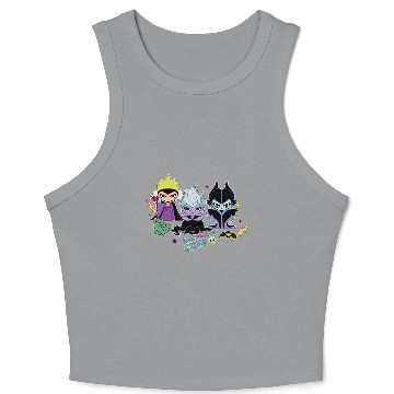 Discover Disney Villains Chibi Dont Call Us Cute Hawaiians Crop Tank Top