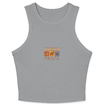 Discover Disneyss The Lion King Hakuna Matata Solid Blocks Crop Tank Top