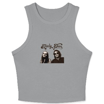 Discover Retro Style Steely Dan Band Members Crop Tank Top