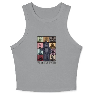 Discover Five Nights At Freddys Eras Tour Crop Tank Top