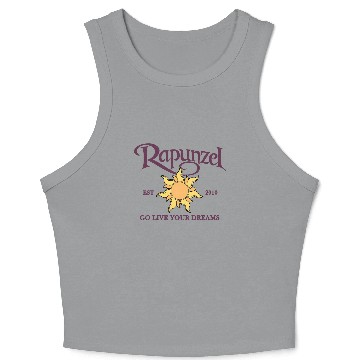 Discover Disney Tangled Rapunzel Go Live Your Dream Hawaiians Crop Tank Top