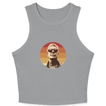 Discover Retro Anthony Bourdain Chef - Anthony Bourdain - Crop Tank Top