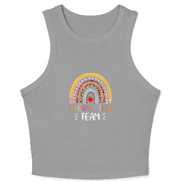 Discover RTI Team Response Intervention Teacher School Team Crop Tank Top