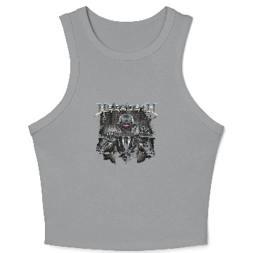 Discover Megadeth Crop Tank Top Rust In Peace Sword