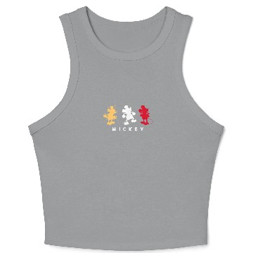 Discover Amazon Essentials Disney Mickey Silhouette Trio Crop Tank Top