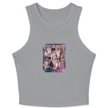 Discover Eras Tour Crop Tank Top Relaxed Fit 3D Crop Tank Top