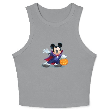 Discover Disney Halloween Mickey Mouse Vampire Crop Tank Top