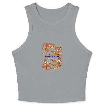 Discover Disney Aladdin Abu Monkey Mischief Crop Tank Top