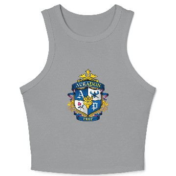 Discover Disney Descendants Auradon Prep Crest 3D Crop Tank Top